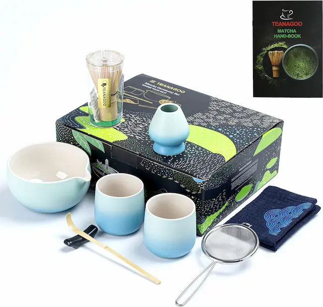 Bello Pack de 9 piezas para disfrutar del Te Matcha